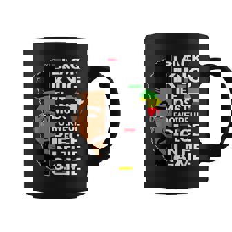 Mens African Afro Black King The Most Powerful Piece In The Game Coffee Mug - Thegiftio UK