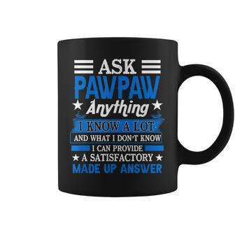 Mens Ask Pawpaw Anything Best Dad Coolest Grandpa Father’S Day Coffee Mug - Seseable