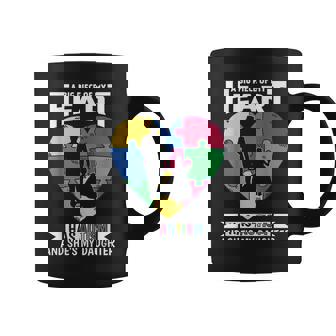 Mens Autism Awareness Dad Daughter Proud For Men Autistic Kids Coffee Mug - Thegiftio