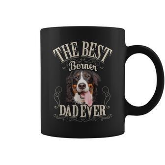 Mens Best Berner Dad Ever Funny Bernese Mountain Dog Gift Vintage Coffee Mug - Seseable
