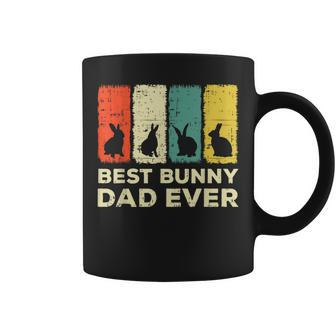 Mens Best Bunny Dad Ever Rabbit Dad Rabbit Bunny Coffee Mug - Seseable