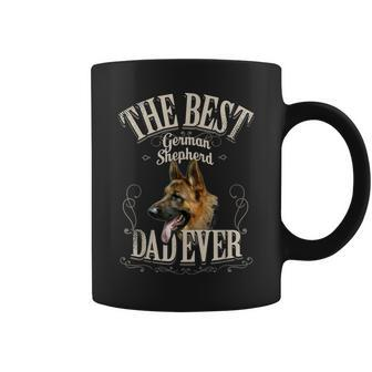 Mens Best German Shepherd Dad Ever - Funny Dog Lover Gifts Men Coffee Mug - Seseable