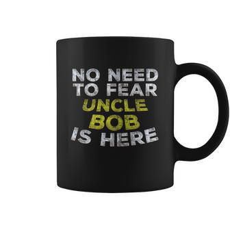 Mens Bob Funny Uncle Gift Family Graphic Name Text Coffee Mug - Thegiftio UK