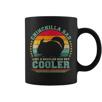 Mens Chinchilla Dad Like A Regular Dad But Cooler Fathers Day Coffee Mug - Seseable