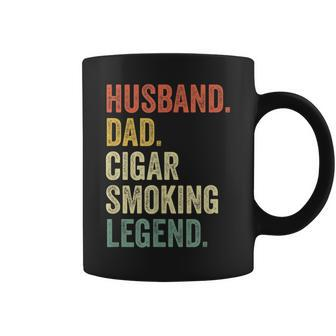 Mens Cigar Lover Gifts For Dad Men Vintage Funny Cigar Saying Coffee Mug - Seseable
