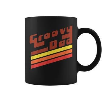 Mens Classic Vintage Retro 70S Groovy Dad Coffee Mug - Seseable
