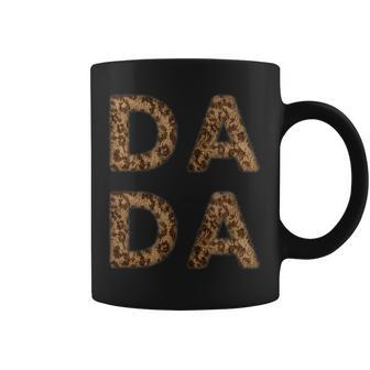 Mens Da Da Fathers Day Cheetah Proud New Dad Father Papa Grandpa Coffee Mug - Thegiftio UK