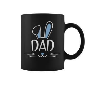 Mens Dad Bunny Rabbit Face Family Group Easter Fathers Day Coffee Mug - Thegiftio UK