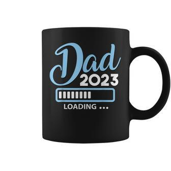 Mens Dad Est 2023 Loading Baby Boy Girl Future New Daddy Coffee Mug - Thegiftio UK