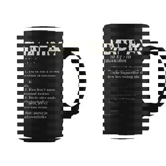 Mens Dad Tax Definition Definition Dad Daddy Fathers Day Coffee Mug - Thegiftio UK