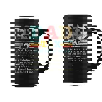 Mens Dad Tax Funny Dad Tax Definition Fathers Day Coffee Mug - Thegiftio UK