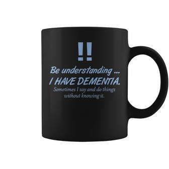 Mens Dementia Alzheimer Warrior Patients Brain Disorder Vintage Coffee Mug - Seseable