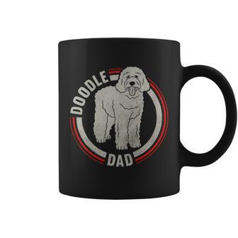 Mens Doodle Dad - Mens Goldendoodle Vintage T-Shirt Black Men Coffee Mug - Thegiftio UK