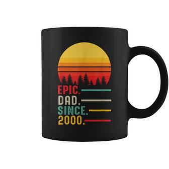 Mens Epic Dad Since 2000 Happy Fathers Day Coffee Mug - Thegiftio UK