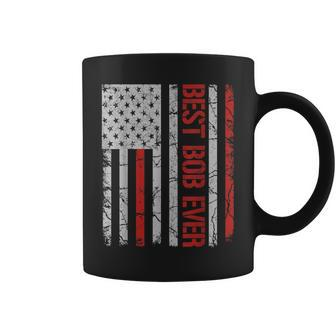 Mens Fathers Day Best Bob Ever With Us American Flag Coffee Mug - Thegiftio UK
