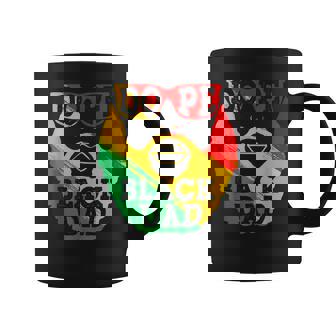 Mens Fathers Day Gift To Bearded Black Father Dope Black Dad T Coffee Mug - Thegiftio