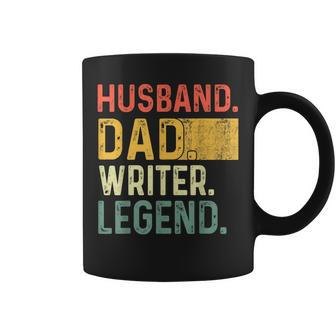 Mens Fathers Day Husband Dad Writer Legend Funny Vintage Coffee Mug - Thegiftio UK
