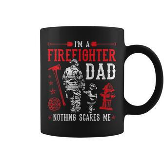 Mens Firefighter Dad Fire Rescue Fire Fighter Coffee Mug - Seseable