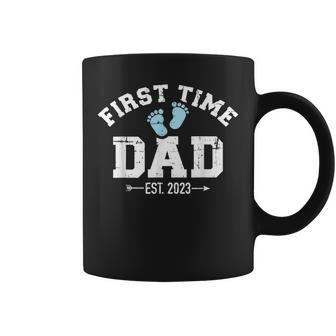 Mens First Time Dad 2023 Pregnancy Announcement Coffee Mug - Seseable