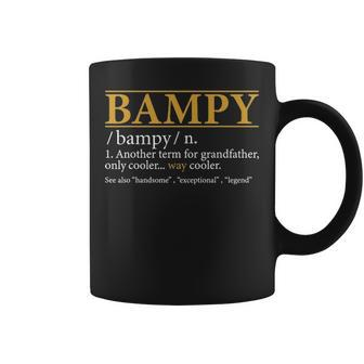 Mens Funny Bampy Definition Fathers Day Gift Grandpa Gift Coffee Mug - Seseable