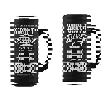 Mens Funny Fathers Day I Workout To Maintain My Dad Bod Coffee Mug - Thegiftio