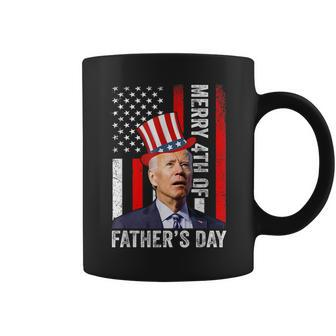 Mens Funny Joe Biden Merry 4Th Of Fathers Day 4Th Of July Us Flag Coffee Mug - Thegiftio UK