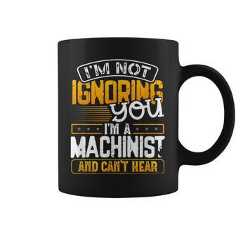 Mens Funny Machinist Operator Vintage Fathers Day Gift For Dad Coffee Mug - Seseable