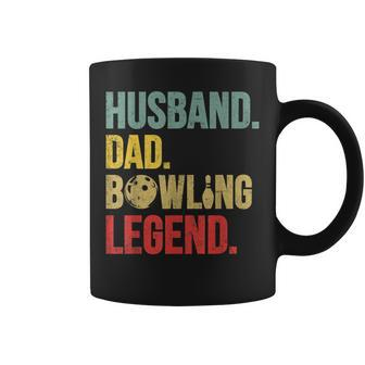 Mens Funny Vintage Bowling For Bowling Lover Husband Dad Coffee Mug - Seseable