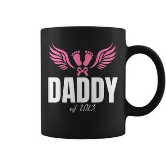 Mens Girl Dad Est New Baby 2023 - Future Father Daddy Est 2023 Coffee Mug - Thegiftio UK