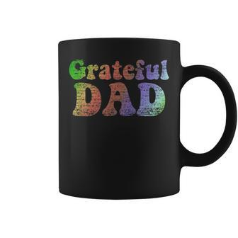 Mens Grateful Dad Vintage Fathers Day Gift Coffee Mug - Seseable