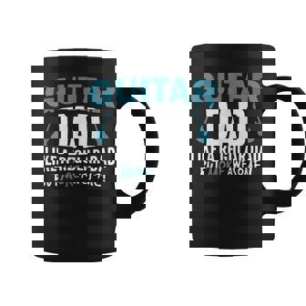 Mens Guitar Dad Shirt Awesome Fathers Day Gift Player Musician Coffee Mug | Mazezy