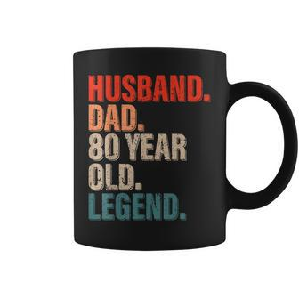 Mens Husband Dad 80 Year Old Legend Vintage 80Th Birthday 1943 Coffee Mug | Mazezy