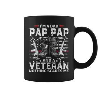 Mens Im A Dad Pap Pap T Veteran Coffee Mug - Seseable
