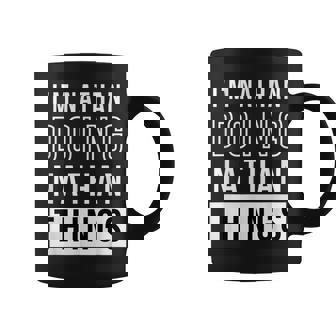 Mens Im Nathan Doing Nathan Things Funny Birthday Name Idea Coffee Mug - Seseable