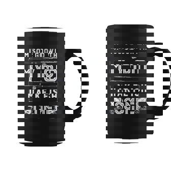 Mens Im So Good With My Rod I Make Fish Come Funny Sarcastic Fishing Coffee Mug - Thegiftio UK