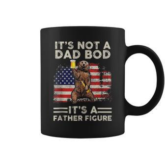 Mens Its Not A Dad Bod Its Father Figure Bear Beer Lovers Funny Coffee Mug - Seseable