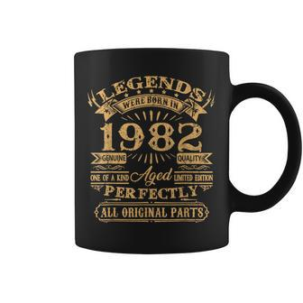 Mens Legends Were Born In 1982 40 Years Old Gifts 40Th Birthday Coffee Mug | Mazezy