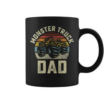 Mens Monster Truck Dad Vintage Retro Style Men Coffee Mug - Seseable