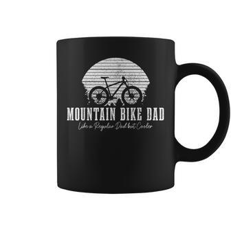 Mens Mountain Bike Dad Vintage Mtb Downhill Biking Cycling Biker Coffee Mug - Seseable