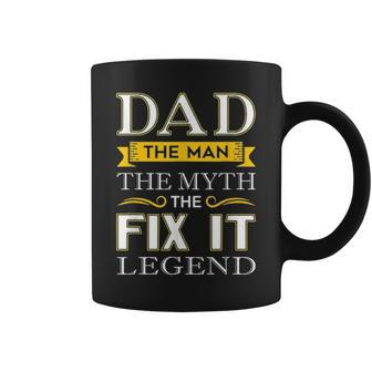 Mens Mr Fix It Dad Gifts Handy Man Dad Fathers Day Gift Coffee Mug - Seseable