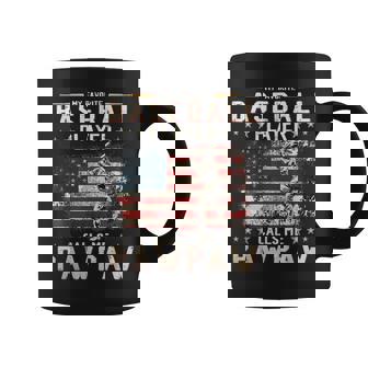 Mens My Favorite Baseball Player Calls Me Pawpaw Flag Father Day Coffee Mug | Mazezy