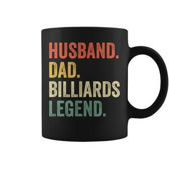 Mens Pool Player Funny Husband Dad Billiards Legend Vintage Coffee Mug - Seseable