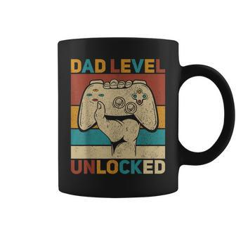 Mens Pregnancy Announcement Dad Level Unlocked Soon To Be Father Coffee Mug - Thegiftio UK