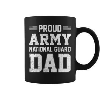 Mens Proud Army National Guard Dad American Flag Patriotic Gift Coffee Mug - Seseable