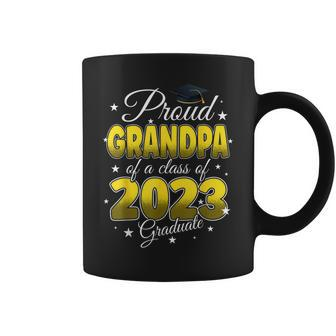 Mens Proud Grandpa Of A Class Of 2023 Graduate Senior 2023 Coffee Mug - Thegiftio UK