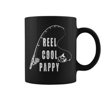 Mens Reel Cool Pappy Fishing Gift T For Fathers Day T Coffee Mug - Seseable