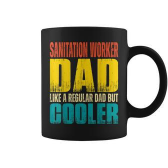 Mens Sanitation Worker Dad - Like A Regular Dad But Cooler Coffee Mug - Thegiftio UK