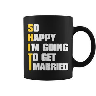Mens Sarcastic Bachelor Party Stag Groomsmen Getaway Wedding Coffee Mug - Seseable