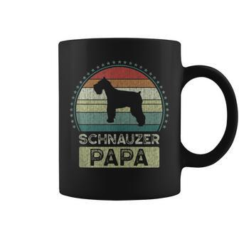 Mens Schnauzer Papa Fathers Day Dad Grandfather Mini Schnauzie Coffee Mug - Thegiftio UK