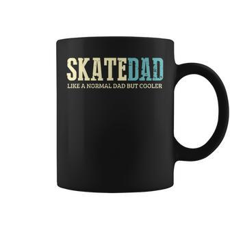 Mens Skate Dad Like Normal Dad But Cooler Skater Dad Gifts Coffee Mug - Seseable